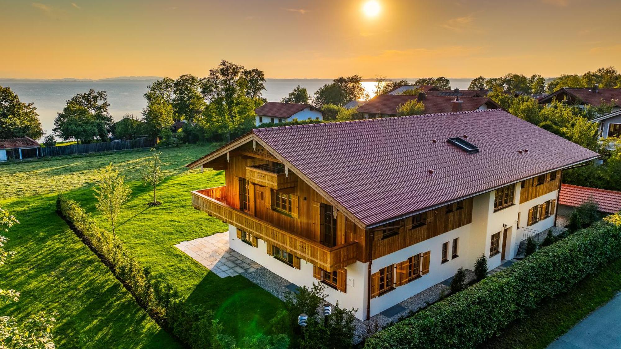 Graf Chiemo Suites - Direkt Am Chiemsee Mit Separatem Seezugang 切明 外观 照片